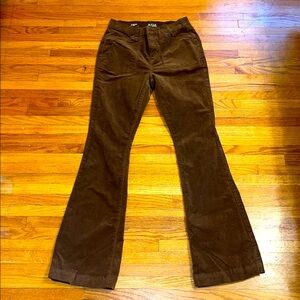 WOMENS a.n.a Brown Corduroy flare Pants